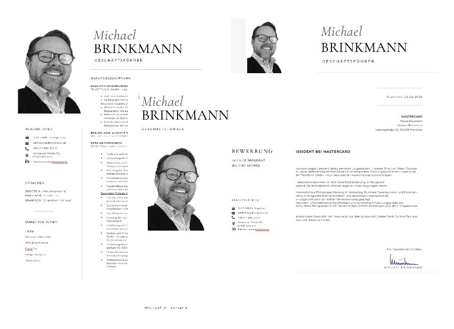 Michael's CV German Version